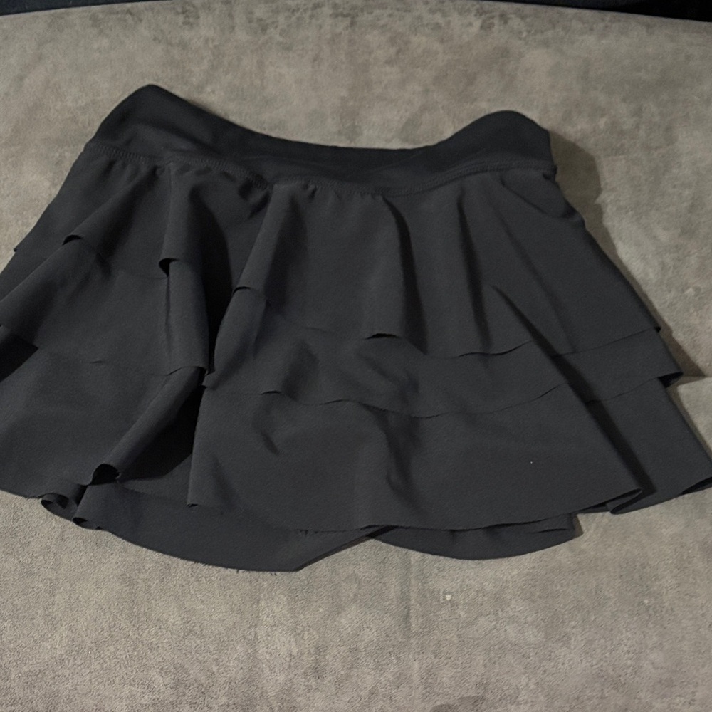 JoyLab Black Layered Skater Skirt